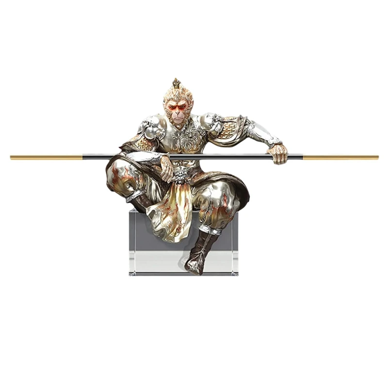Model čierneho mýtus wukong dekorácie, opičie figúrky opice King Decor, 3A Game Sun Wukong Model Model dekorácie Doll