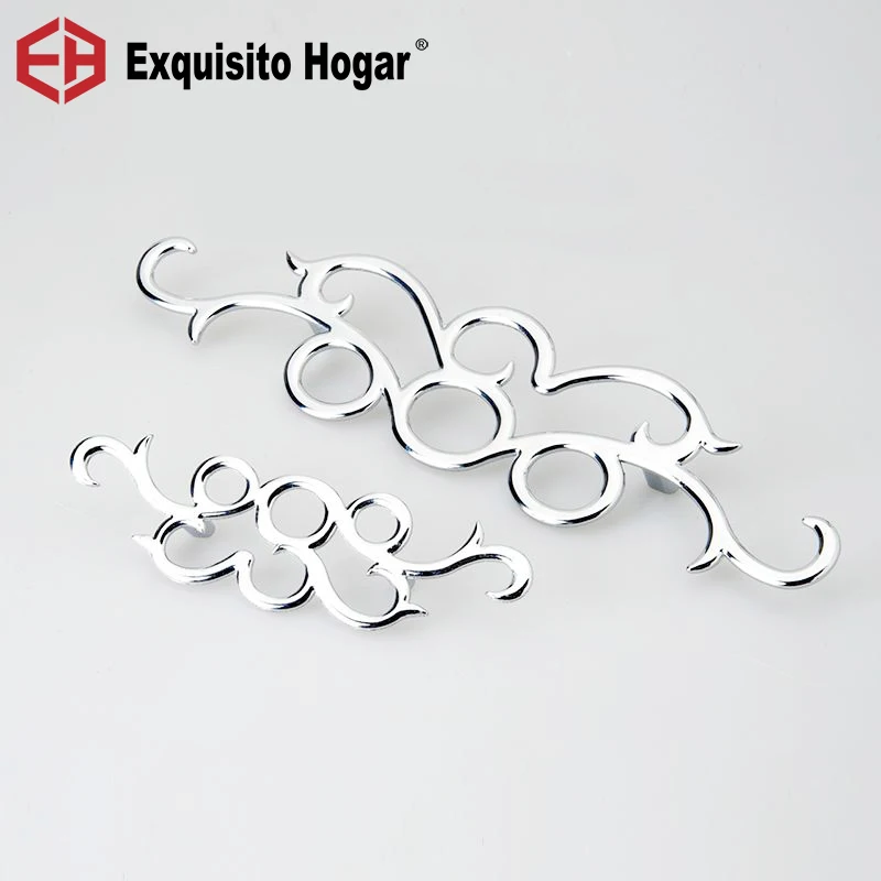 Moderná kuchynská skrinka zásuvka nábytok Rukoväť Pruch Hardware Knobs Art Design Hardware Ruck a gombík
