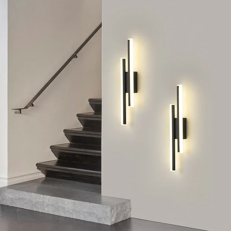 Moderná LED nástenná lampa pre obývaciu izbu Spálňa Stôch schody uličkou