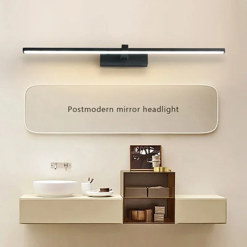 Moderná LED stena svetlo kúpeľňa Hardwares nástenná lampa Tri farby svetlá Hliníková LED kúpeľňa kúpeľňa zrkadlová lampa lampa lampa svetlo