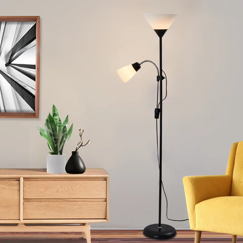 Moderné dvojité kvety stolové lampa na štúdium obývacia izba Spálňa nastaviteľná držiak svetla Domáca dekorácia osvetlenie LED LED LODE