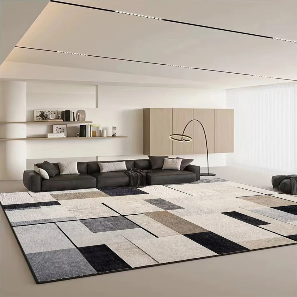 Moderné geometrické veľké koberce pre obývaciu izbu Domov Dekorácia Luxusný koberec 200x300 Soft Easy Easy Cleaning Decor Mat