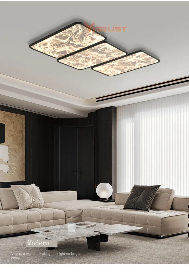 Moderné LED stropné svetlá biele čierne lustrové lampy Lamparas de Techo Plafond Spálňa Štúdium uličky Balkón 40 cm 50 cm 60 cm 220V