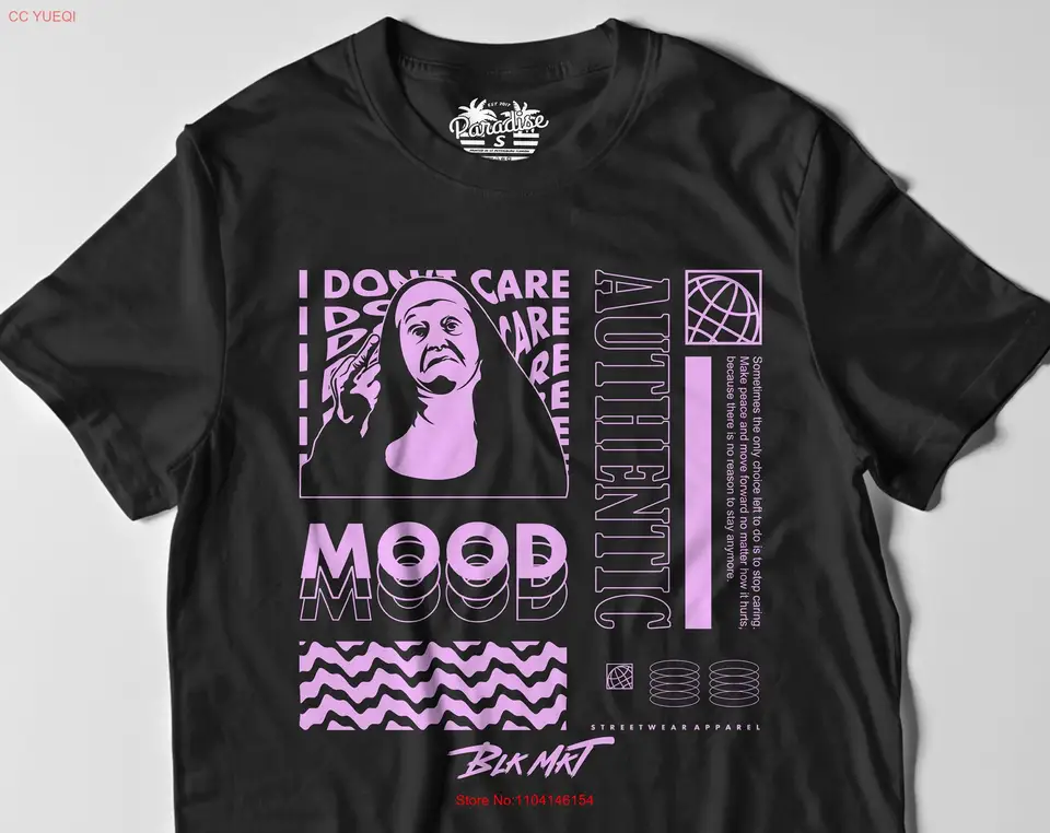 Moderné streetwear T tričko 100 bavlnená ekologická voda založená na atramentovom mužskom móde čierna nálada Middle prst