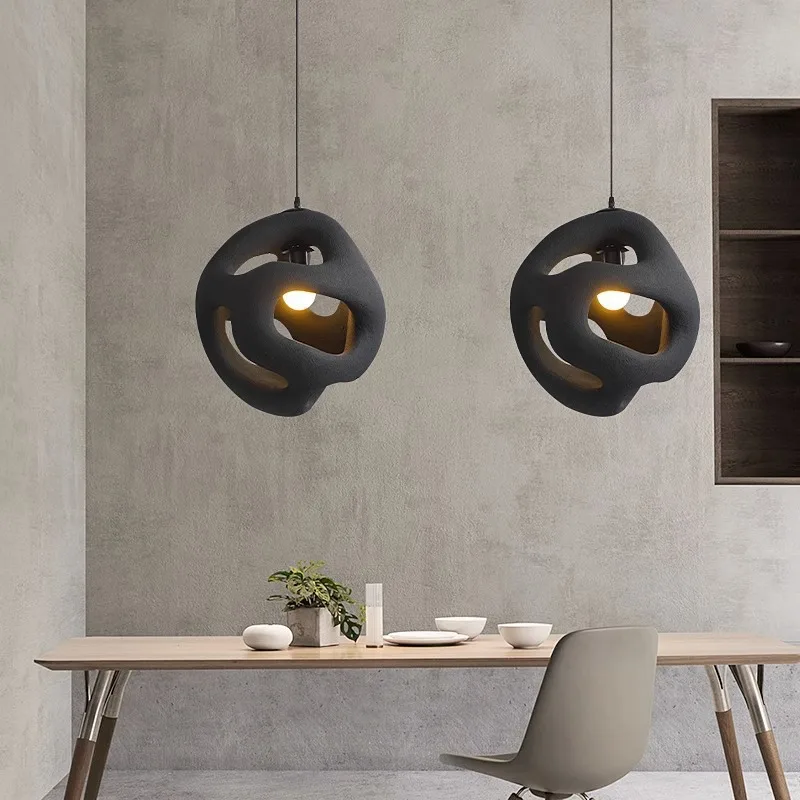 Moderné wabi sabi LED prívesok svetlá Nordic nepravidelná biela prívesok pre obývaciu izbu minimalizmus Indoor Loft Designer Lamp