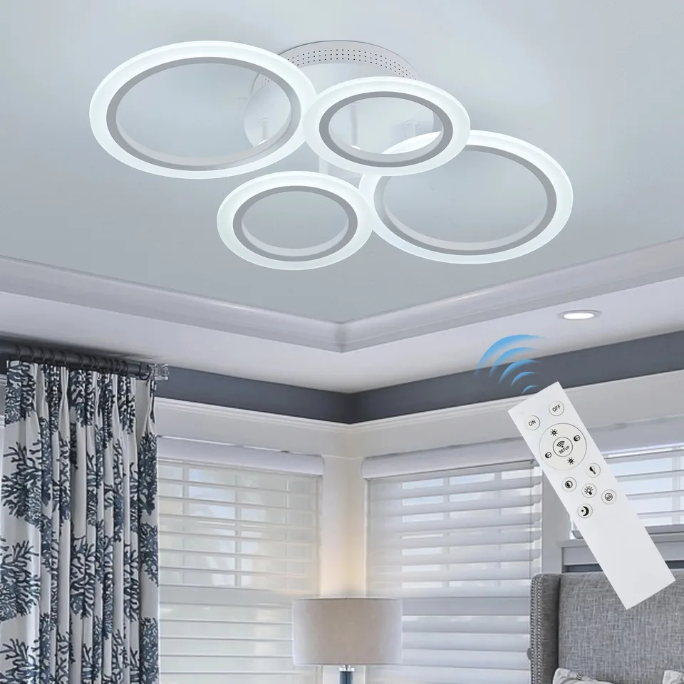 Moderný LED stropný svetlo lustrový luster Akrylové osvetlenie kúpeľní Lestry Obývacia izba pre stropnú lampu Domovod DECON SLETBING