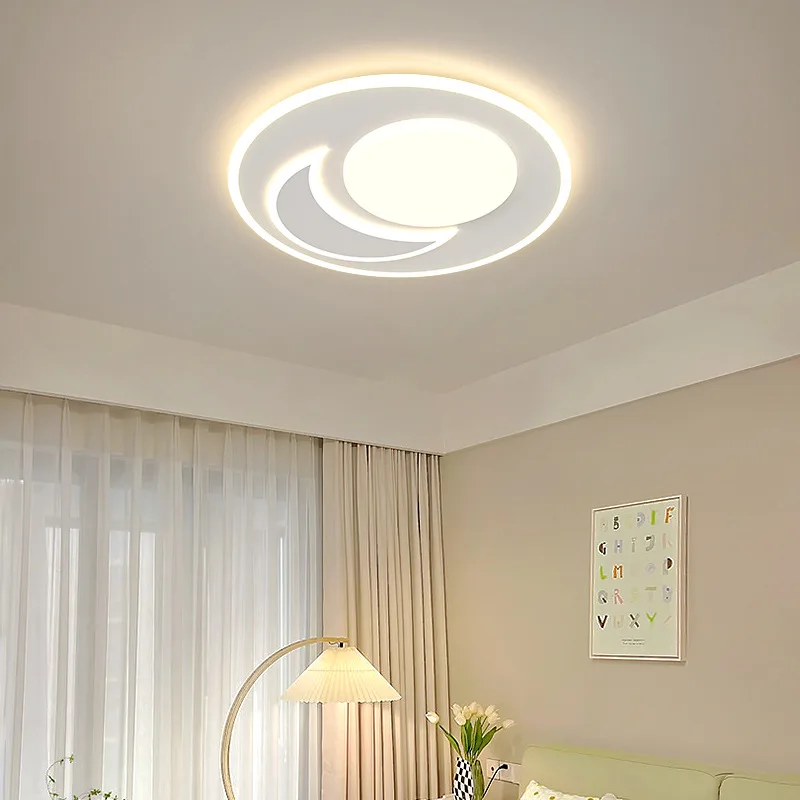 Moderný mesačný LED stropné svetlá pre detskú izbu detská spálňa stropná lampa Smart Home Decor