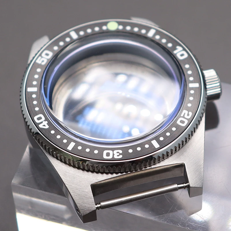 Modifikované Seiko 62 MAS Diving 40 mm vintage hodinové puzdlá Bubble Sapphire Crystal Glass Fit NH34 NH35 NH36 NH38 Pohyb 28,5 mm