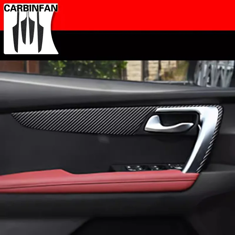Modifikácia interiéru čiernych uhlíkových vlákien orotekcia pre Kia Sportage R 2018 2019