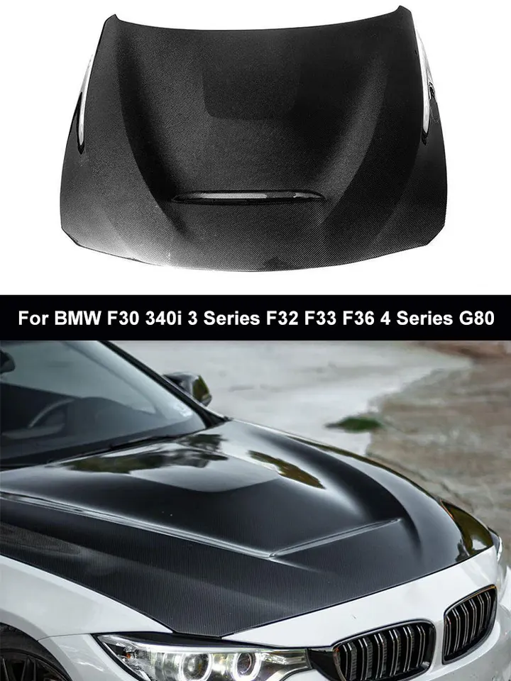 Modifikácia modifikácie modifikácie uhlíkových vlákien Front Motor Covers pre kryty kapoty pre BMW F30 340I 3 Series F32 F33 F36 4 Series G80