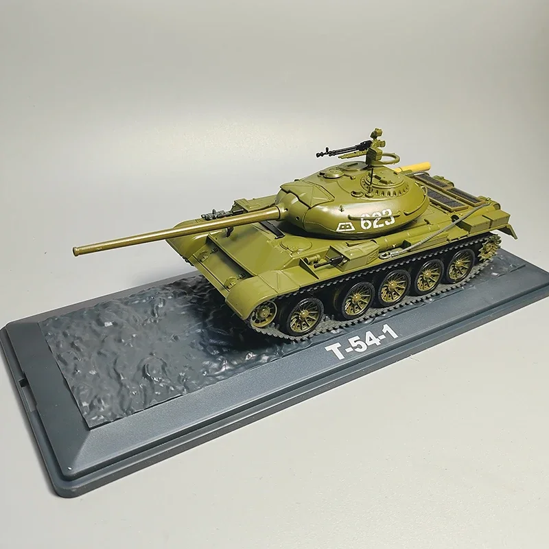 Modimio 1:43 Scale Diecast Diecast Zliatina T-54 Hlavný bojový tank 623 Chariot Model Militarizovaný bojový typ klasiky Suvenír Darčeky