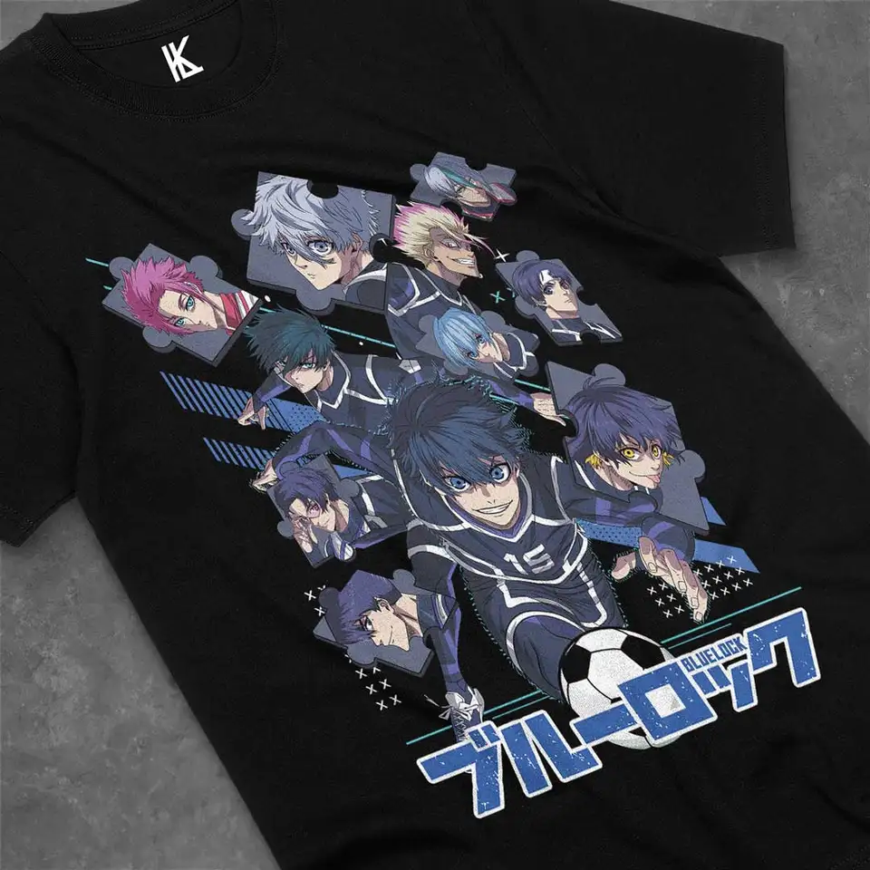 Modrý zámok nagi seishiro tričko čierna veľkosť malá unisex anime milenec bavlna