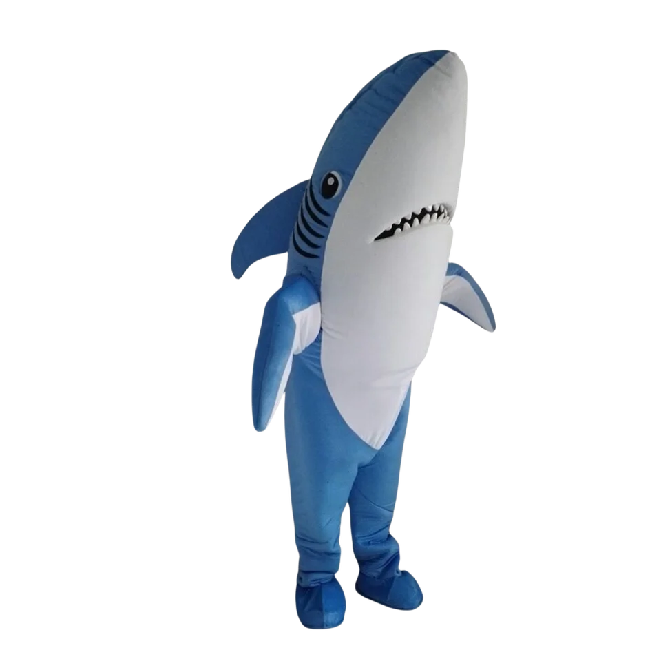 Modrý žralok maskot kostým Custom Costy Costume Anime Cosplay súpravy maskotte luxusné šaty karneval kostým40738