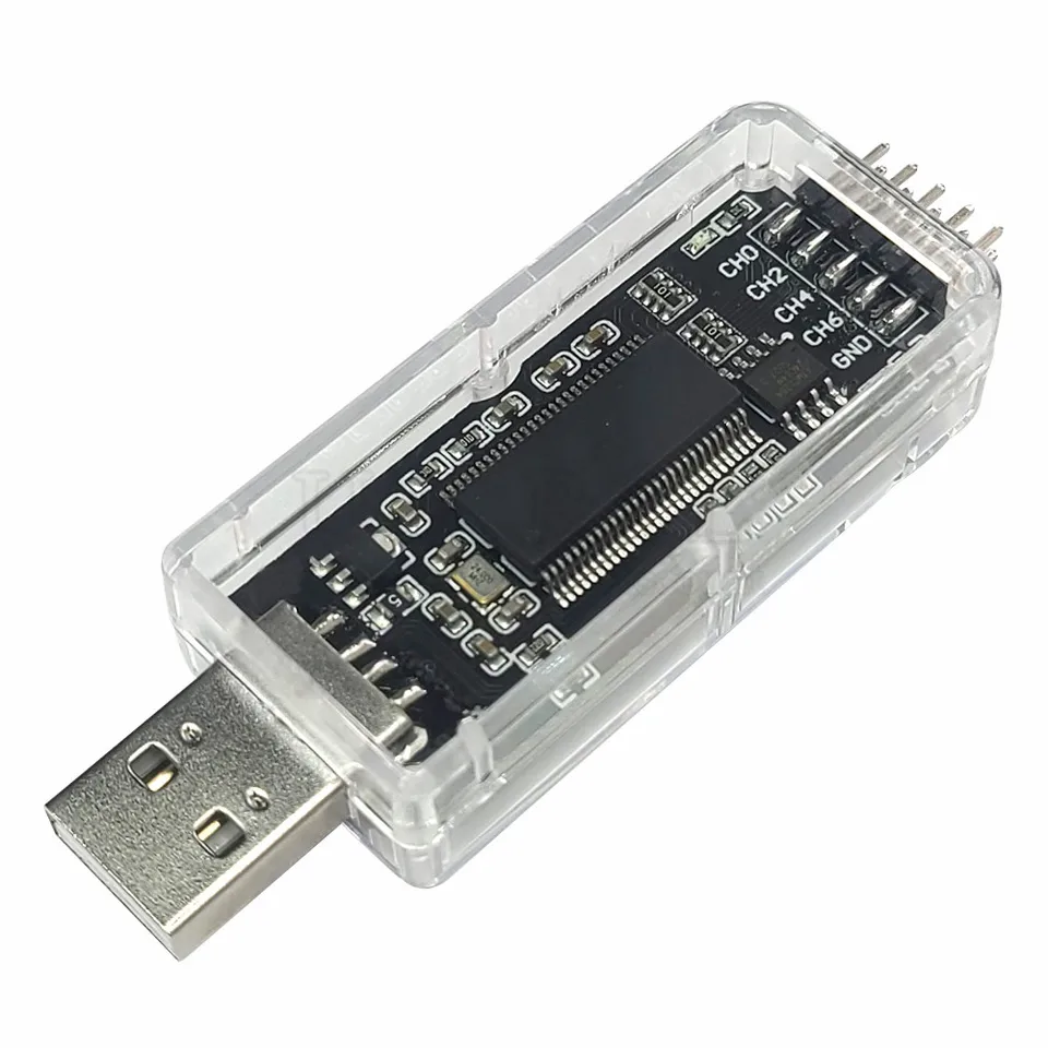 Modul analyzátora logiky USB pre Linux Win7/10 MicroController ARM FPGA ladenie nástroja 16-24MHz Vzorkovanie 8 kanálov