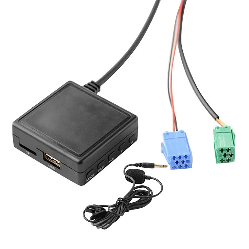 Modul auta Bluetooth 6 Pin Aux TF USB Adapter Wireless Radio Player Stereo Audio Modul pre Renault 2005-2011