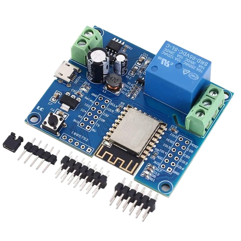 Modul relé WiFi, DC 5V 8V-80V ESP8266 Modul bezdrôtového ovládača ESP-12F pre aplikáciu IOT Smart Home App