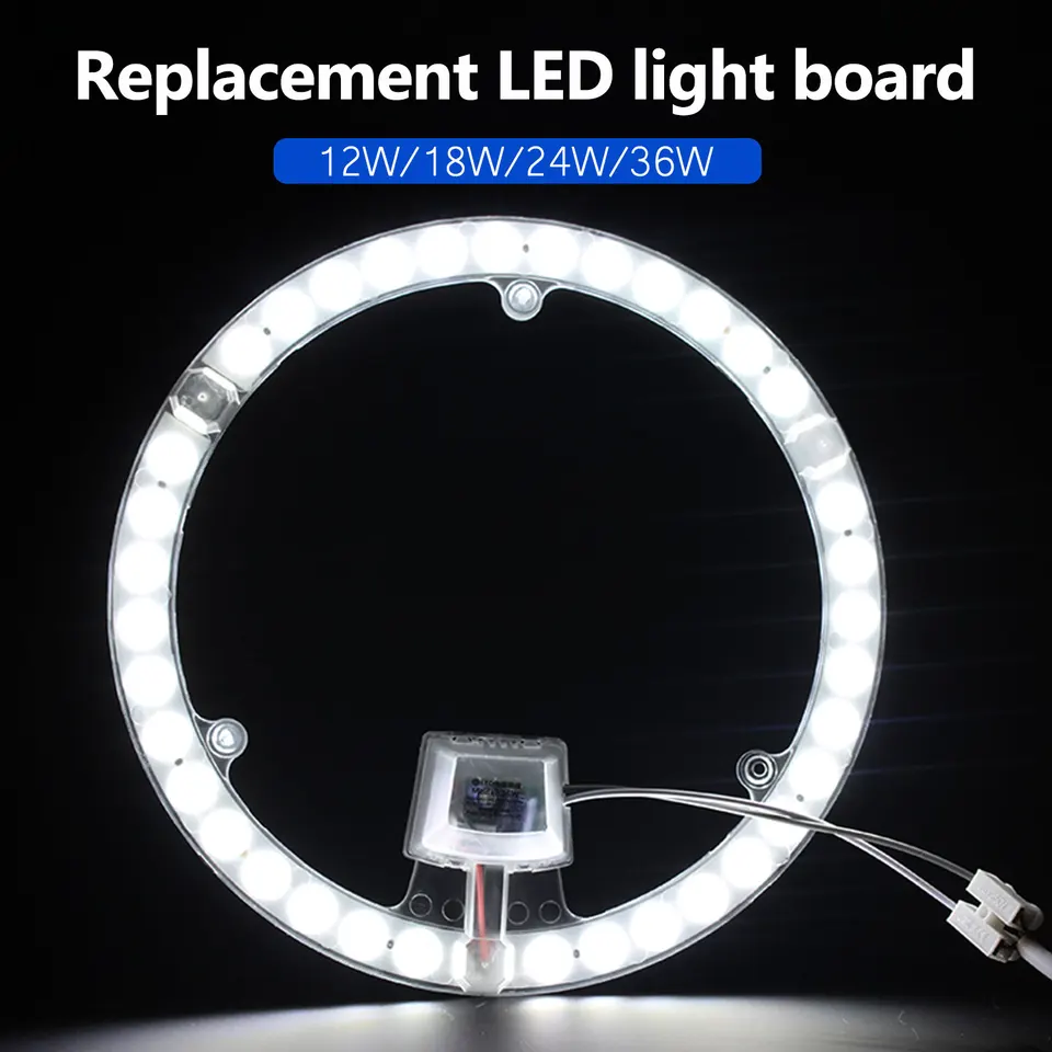 Modul výmeny LED stropného svetla 12W.18W.24W.36W.LED okrúhly stropný svetlo okrúhly knôt AC 220V-240V.LED Lights
