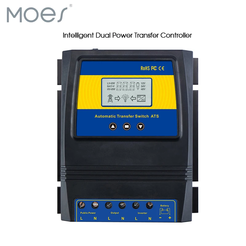 MOES Automatický spínač prenosu dvojitého výkonu ATS 11000W max