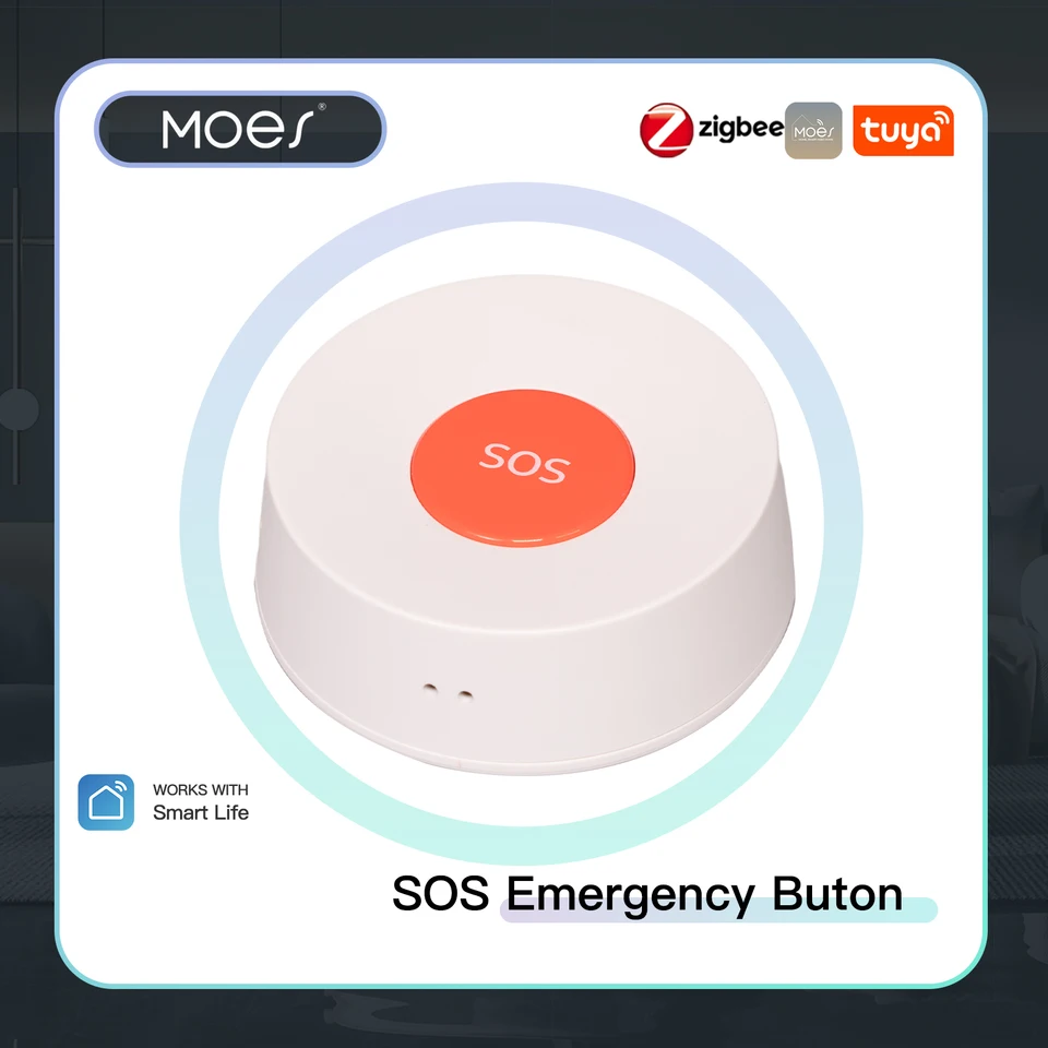 MOES TUYA ZIGBEE SOS TLOVANIE OZNÁMENIA ALMIFIKÁCIA Jedným kliknutím pre núdzovú pomoc starším deťom pacienta Hospital Hospital Bezpečnosť