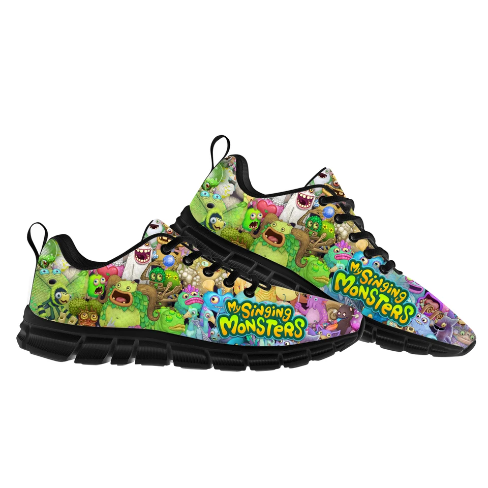 Moje spev Monsters Sports Shoes Cartoon Game Mens Dámske teenagerové detské tenisky Vysoko kvalitné tenisky na mieru Postavané topánky