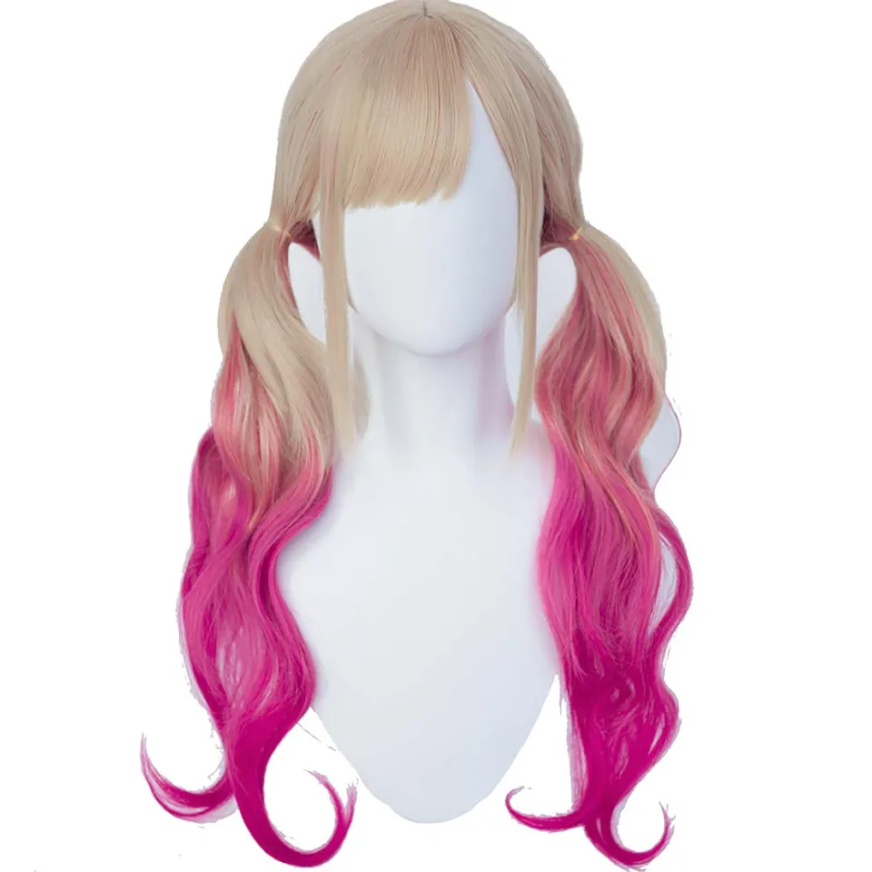 Moje šaty miláčik Kitagawa Marin Cat Long Wavy Cosplay Parochne
