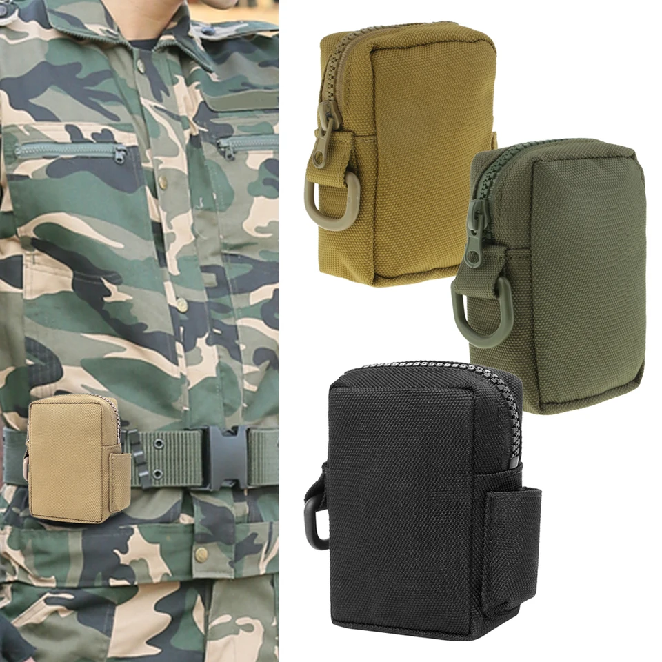 Molle Belt Pase Utility Belt Pase Adsistory Bag Bag Bag pre telefón, keychain, malé náradie