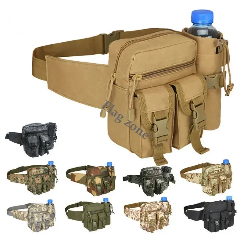 Molle Waist Bag Lovecting Airsoft Batoh Men Dámske mobilný telefón Fľaša na fľašu Vonkajšie turistické rybolov