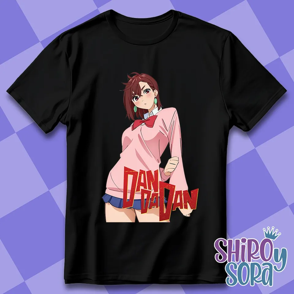 Momo Ayase Okarun Dandadan Tričko Darček Horor Anime Darček