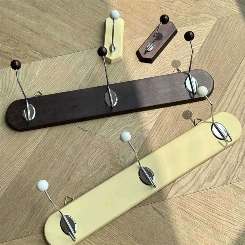 Momo Ins Antique Beech Wood Hooks Obliekanie Obchod s kliešťou Vstupné vstupné nástenné háčiky Zaváčka