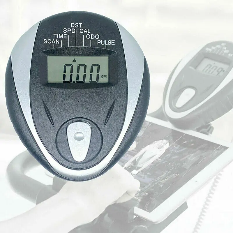 Monitor rýchlomer s rýchlomerom pre stacionárne bicykle Cvičenie Bike Computer s rýchlym rýchlomerom pre LCD s látkom srdca