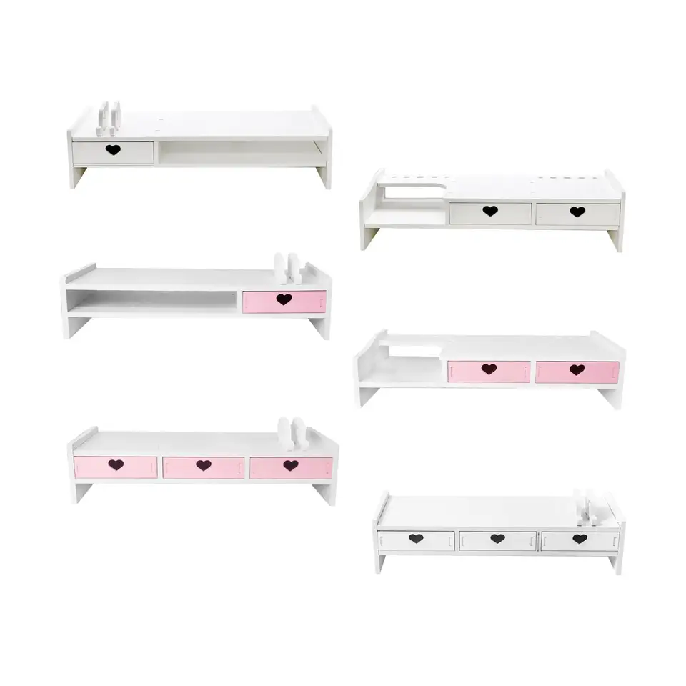 Monitor Stojan Riser Desk Organizátor počítač Computer Poličky na zdvíhanie priestoru na úsporu stojanov
