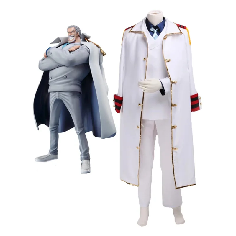 Monkey D. Garp Cosplay One Piece Monkey D Karp Cosplay kostým na mieru vyrobený z vás