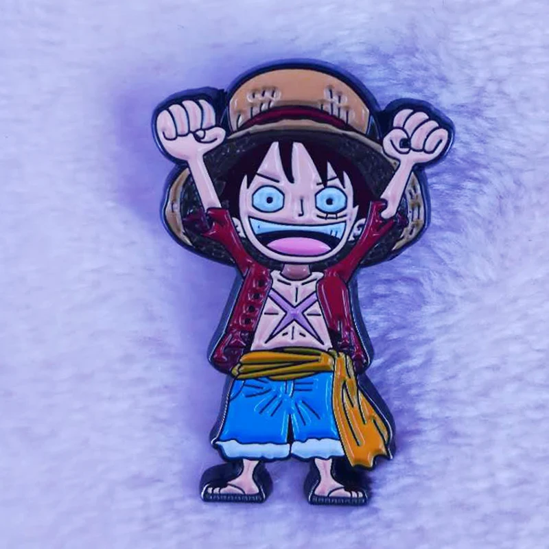 Monkey D Luffy Pin Japonské manga šperky