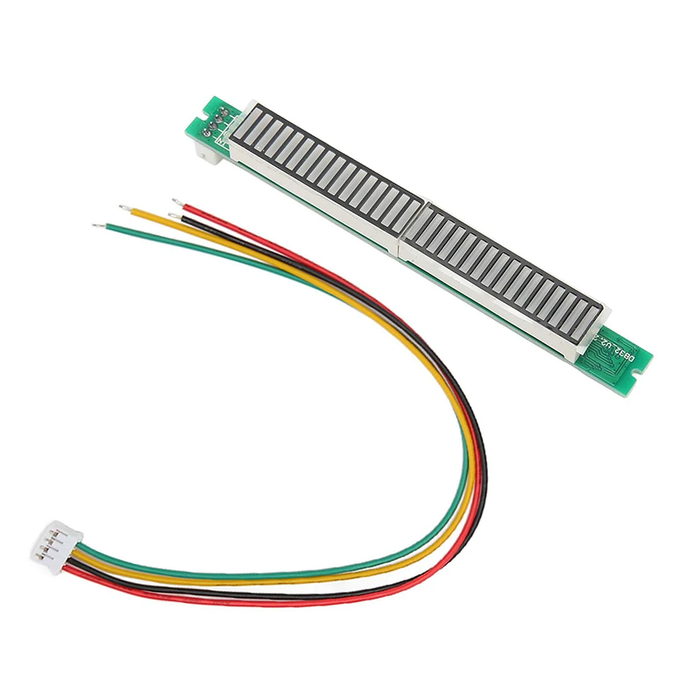 Mono 32 -bitové nastaviteľné LED hudba VU Meter Svetelné spektrum zvukového indikátora hudobného spektra meter rgb zvukový reaktívny LED svetlo LED svetlo LED