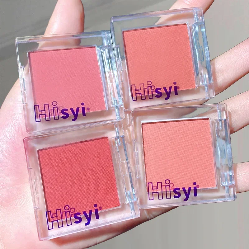 Monochromatické červenajú ružové broskyňové rouge matné prírodné dobré pleť líce kontúrujúce 3D očné tiene Kórejské make -up palety maquiagem