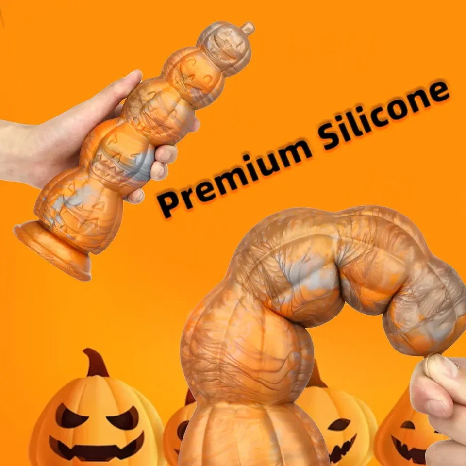 Monster Plug Anal Toy pre ženy Obrovský falošný penis tekvica monštrum dildo análny manuálny masáž palica buttplug pre dospelých homosexuálnych hračiek
