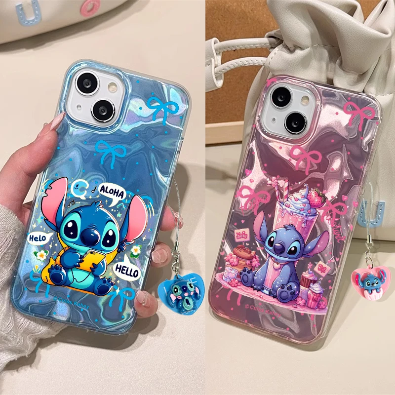 Monster Stitch Cartoon Flash puzdro pre Oppo Reno 10 12 FS 11 Pro 11f 7 6 5 Nájdite X3 Lite Polka Dot Dezert Pendant Telefleon Cover Cover
