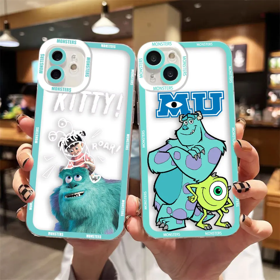 Monsters University Inc Sullivan Cover Angel Eyes Clear Case pre Samsung Galaxy A04 A05S A11 S10 S20 S21 S22 S23 S24 SHELL