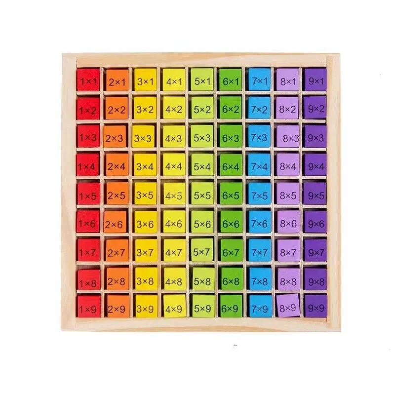 Montessori Vzdelávacie matematické hračky pre deti deti detské hračky Multiplikačný stolík matematika aritmetika AIDS AIDS vianočné darčeky