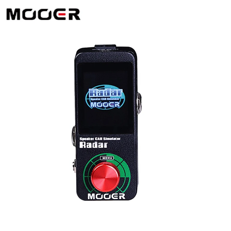 Mooer Radar Guitar Effect Pedál 11 MIC Modely 30 Kabineta reproduktorového skrinky 36 Užívateľské predvoľby Podpora IR prispôsobiteľné EQ Stage