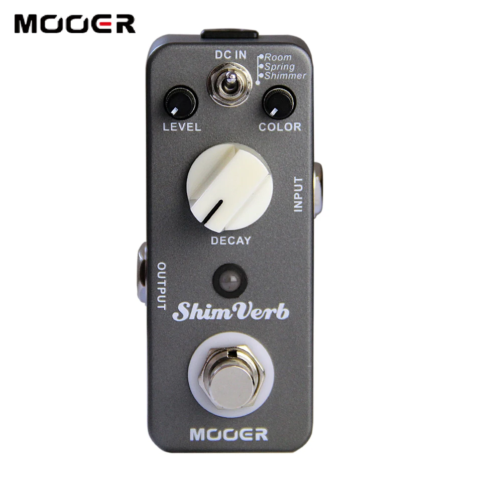 Mooer Shimverb Digital Reverb Guitar Effect Mini Guitar Pedal 3 reverb režimy pre elektrickú gitaru True bypass gitarové diely