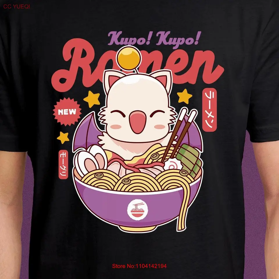 MOOGLE KUPO RAMEN T TRISK FINÁLNE FANTASY VIOOH Game Gaming Gamer MOG CACTUAR CACTILIO VII Long alebo Short Ruckves