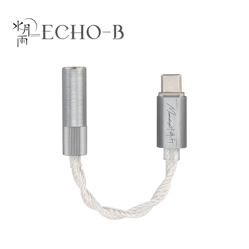 Moondrop Echo-B USB C 4,4 mm Plne vyvážené prenosné DAC/AMP 32bit/384 kHz Harware Decoding