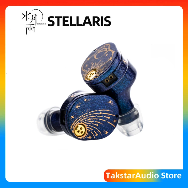 Moondrop Stellaris in-ucho slúchadlá 14,5 mm planárne slúchadlá ovládača s káblom 0,78 2pin