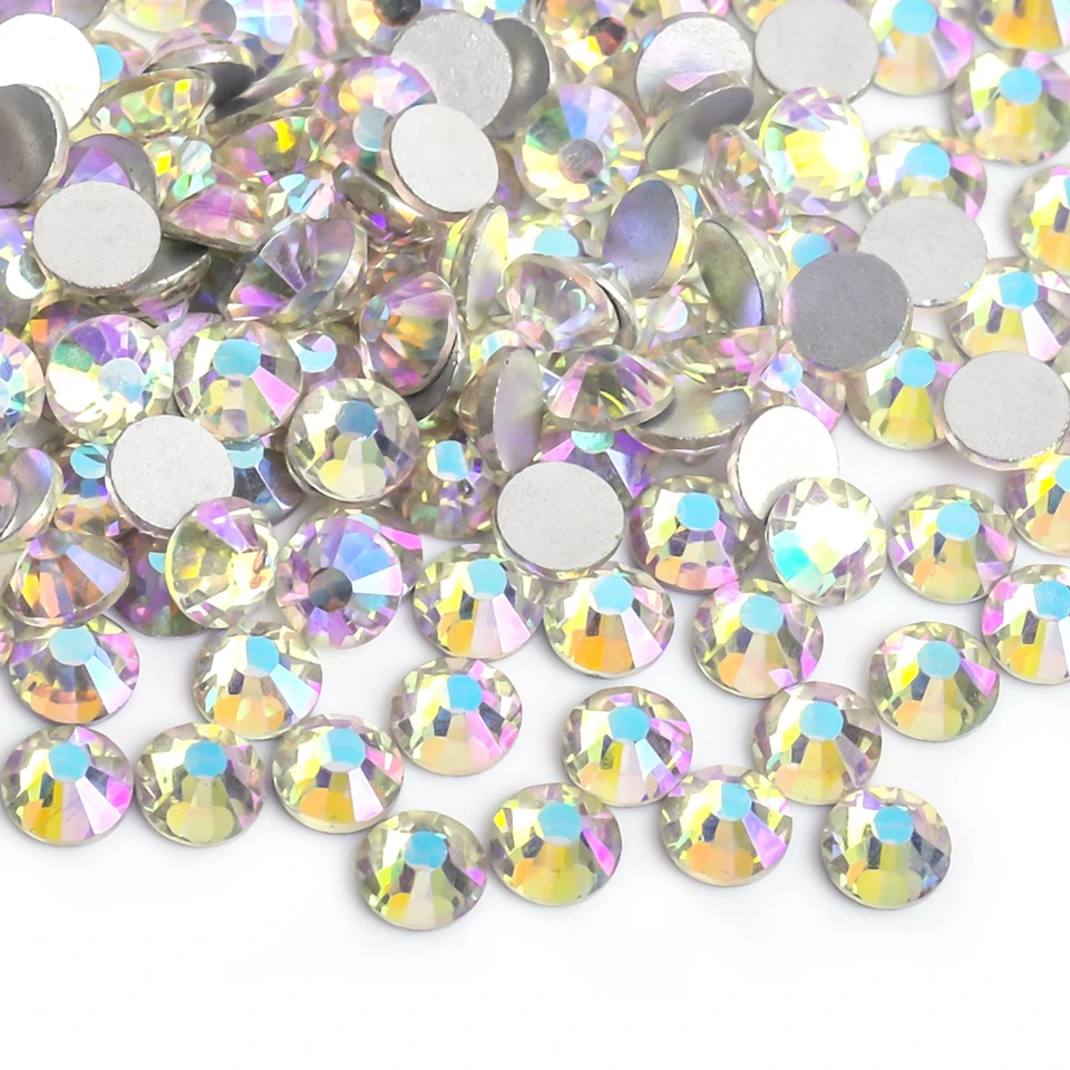 Moonlight стразы Crystal Nail Art Non Hotfix Smienky Moon Night Flat zadný dlak Stras Stras Strass pre nechty dekorácie
