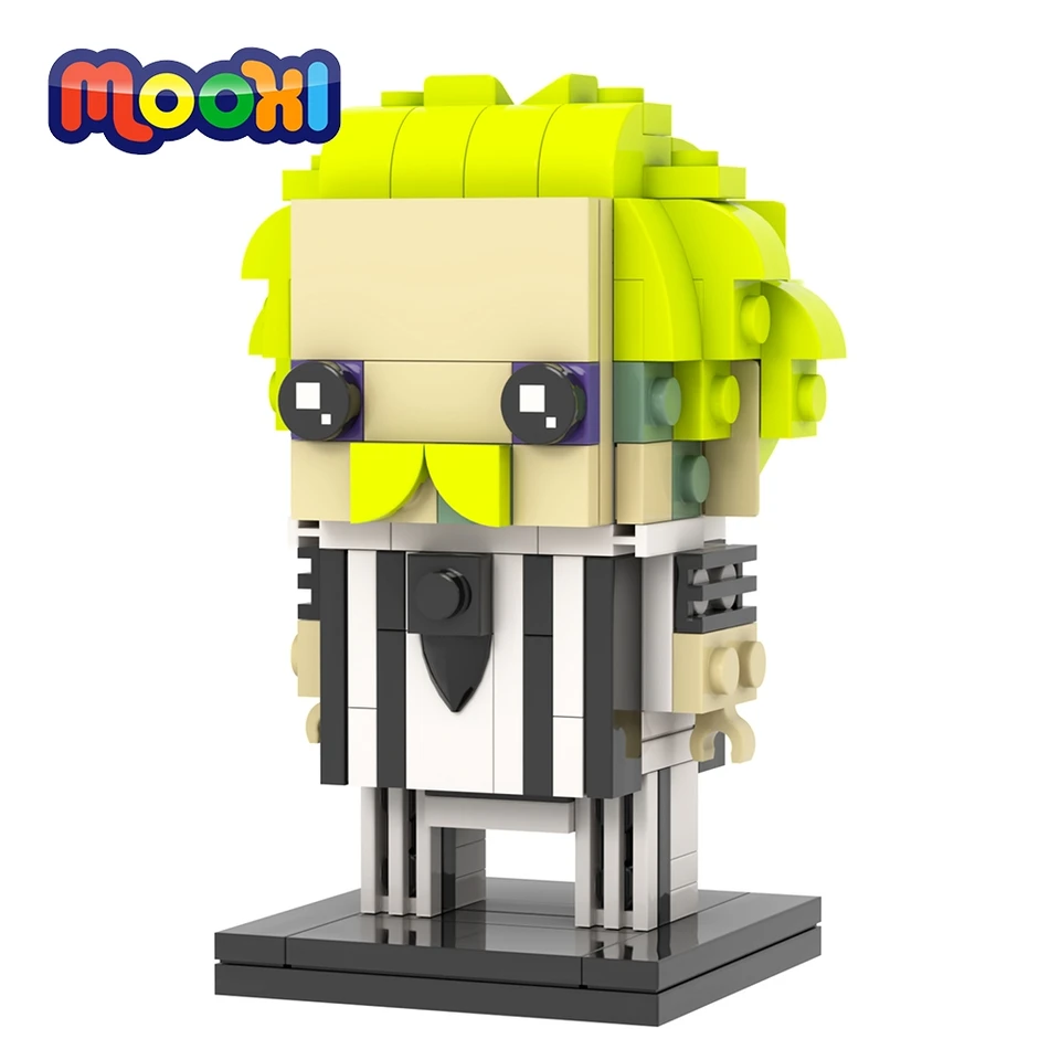 Mooxi hororový film 162ks moc tehly figúry Brickheaded Model DIY stavebné bloky Detské vzdelávacie hračky pre deti darček MOC7184