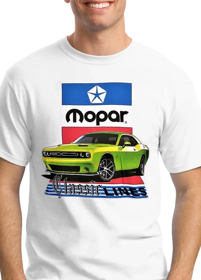 Mopar Classic Lines - New Dodge Challenger - 100% bavlnené tričko - 392/hemi