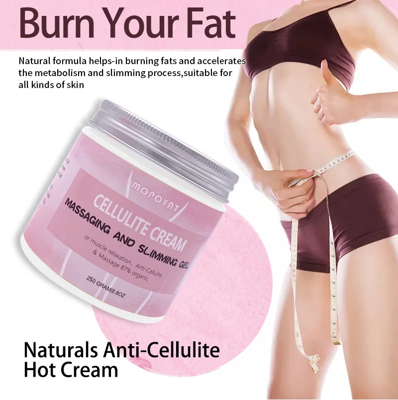 Mopoyat Slimming Cream Spaľovanie tuku Trbu na chudnutie krém na krém Massager gél Rýchlo zníženie hmotnosti Lncrease Sámne hormóny 250 g
