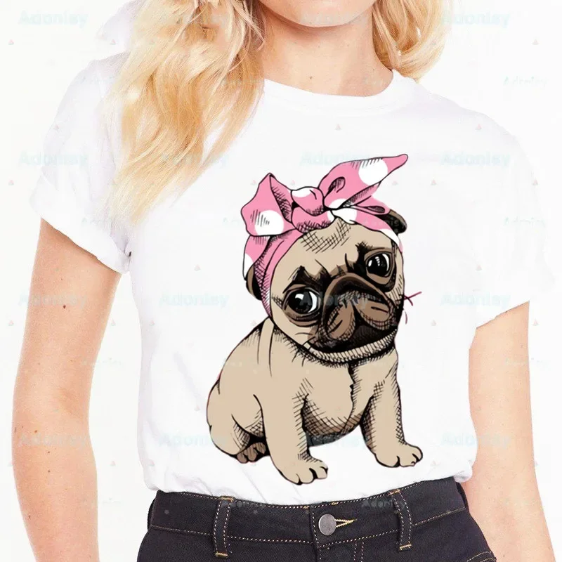 Mops anatómia roztomilé tričká