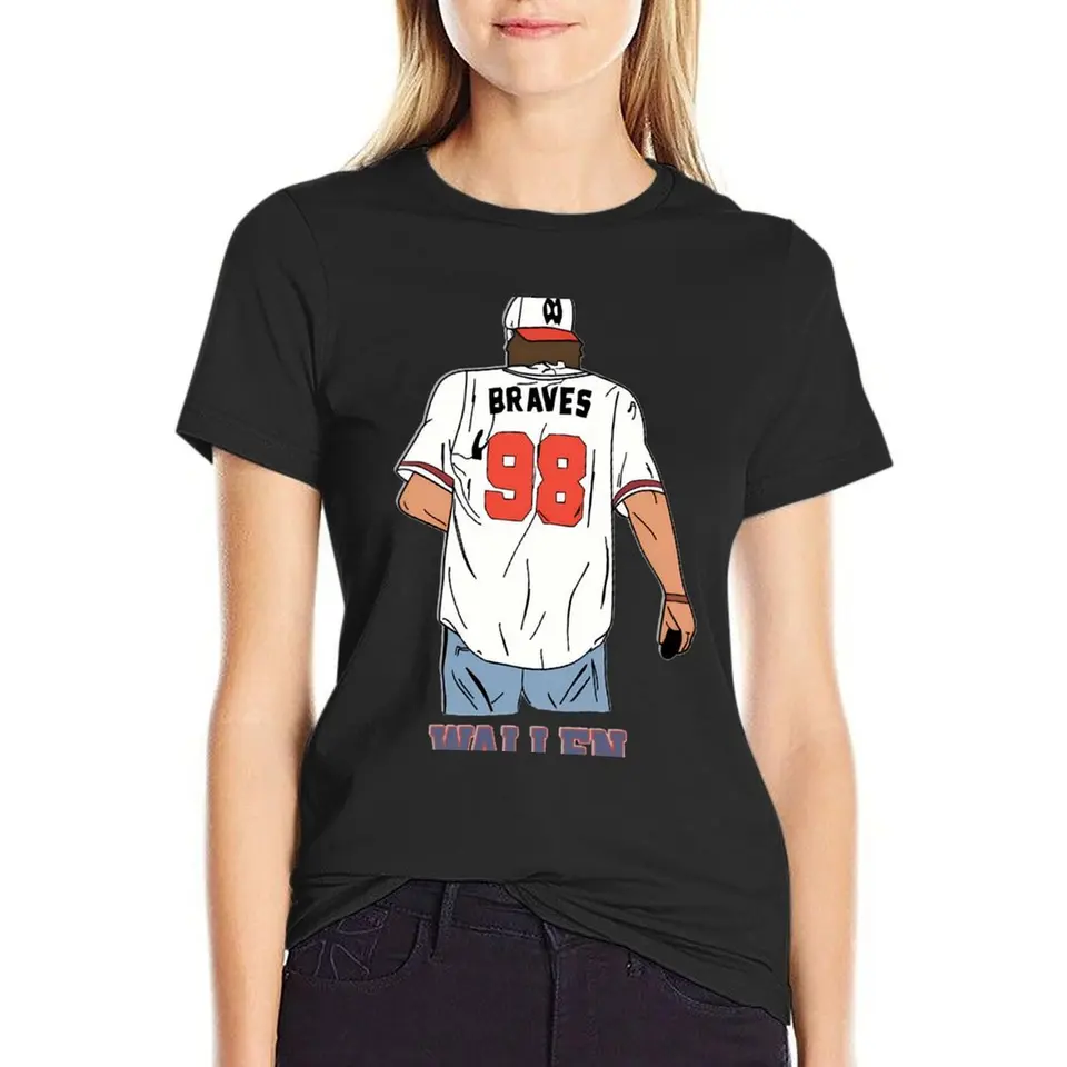 Morgan Wallen Wallen 98 Braves Wallen retro vintage 98 Braves country hudba Morgan Darčekové tričko